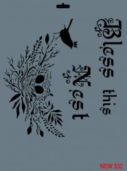 Rich XL Stencil New332 24X33 - 2