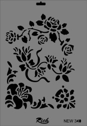 Rich XL Stencil New340 24X33 - 2