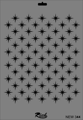 Rich XL Stencil New344 24X33 - 1