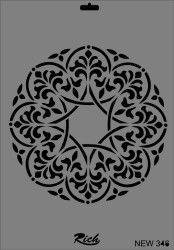 Rich XL Stencil New346 24X33 - 3