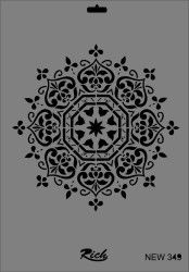 Rich XL Stencil New349 24X33 - 3