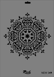 Rich XL Stencil New349 24X33 - 2