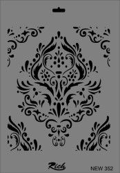 Rich XL Stencil New352 24X33 - 3