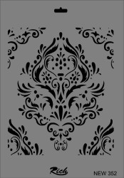 Rich XL Stencil New352 24X33 - 2