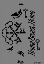 Rich XL Stencil New354 24X33 - 3
