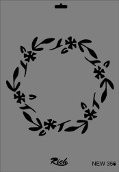 Rich XL Stencil New356 24X33 - 2