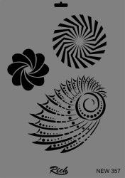 Rich XL Stencil New357 24X33 - 2