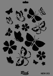 Rich XL Stencil New363 24X33 - 3