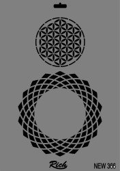 Rich XL Stencil New366 24X33 - 2