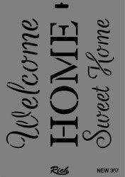 Rich XL Stencil New367 24X33 - 3