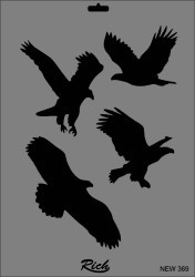 Rich XL Stencil New369 24X33 - 3