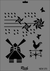Rich XL Stencil New370 24X33 - 2