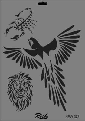 Rich XL Stencil New372 24X33 - 1