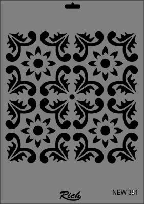 Rich XL Stencil New381 24X33 - 1