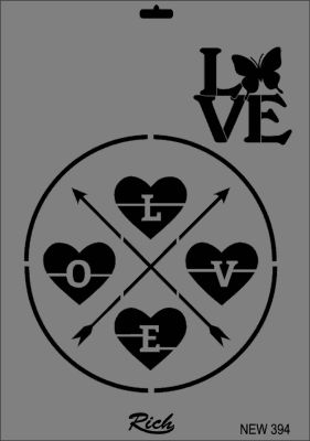 Rich XL Stencil New394 24X33 - 1