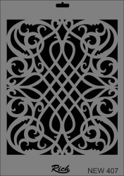 Rich XL Stencil New407 24X33 - 2