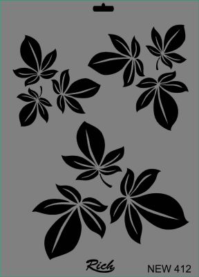 Rich XL Stencil New412 24X33 - 1