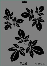 Rich XL Stencil New412 24X33 - 2