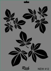Rich XL Stencil New412 24X33 - 2